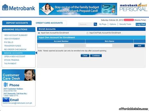 metrobankdirect|How to set up your account for Metrobank Online .